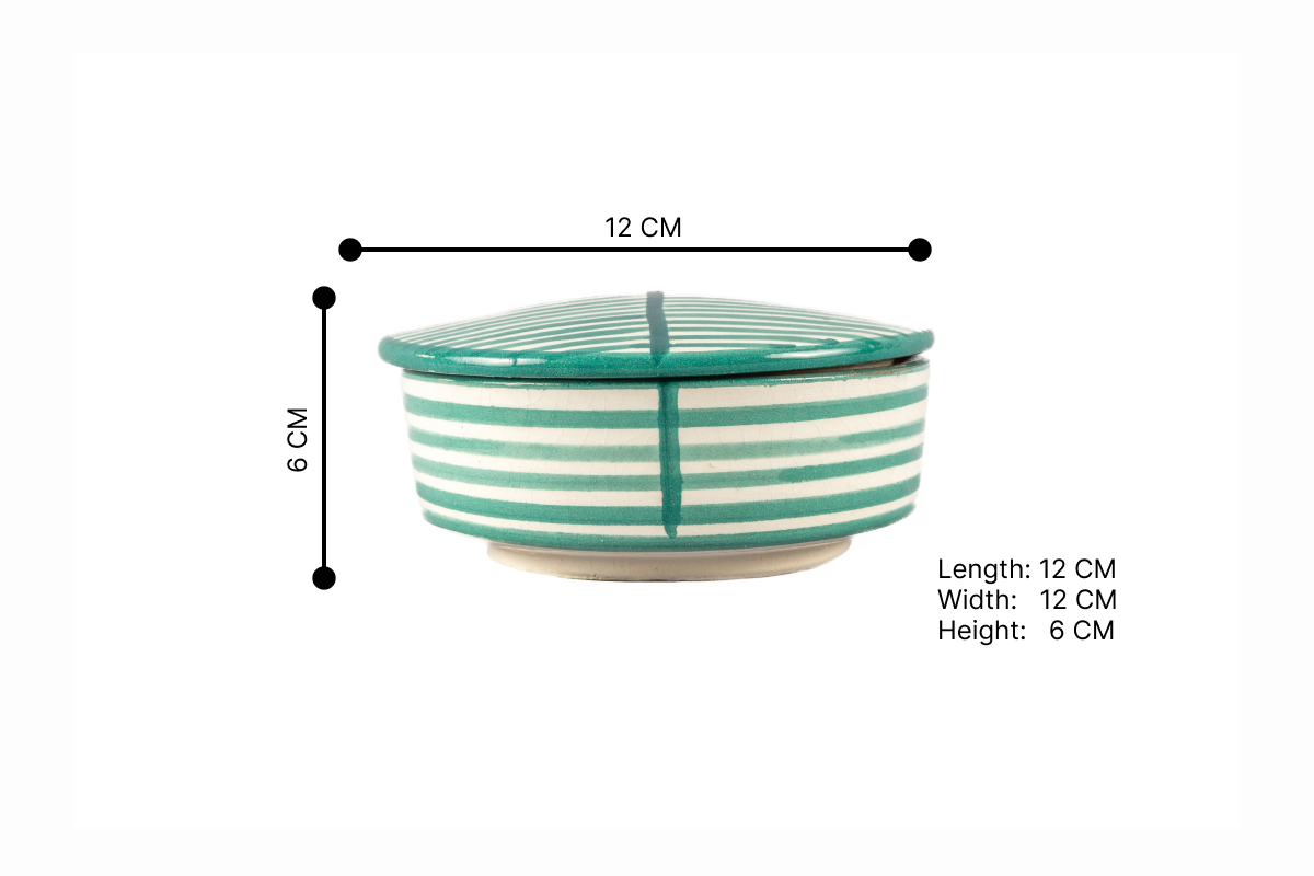 1_Medina linear Sea Green Bowl with lid Large1 mesure