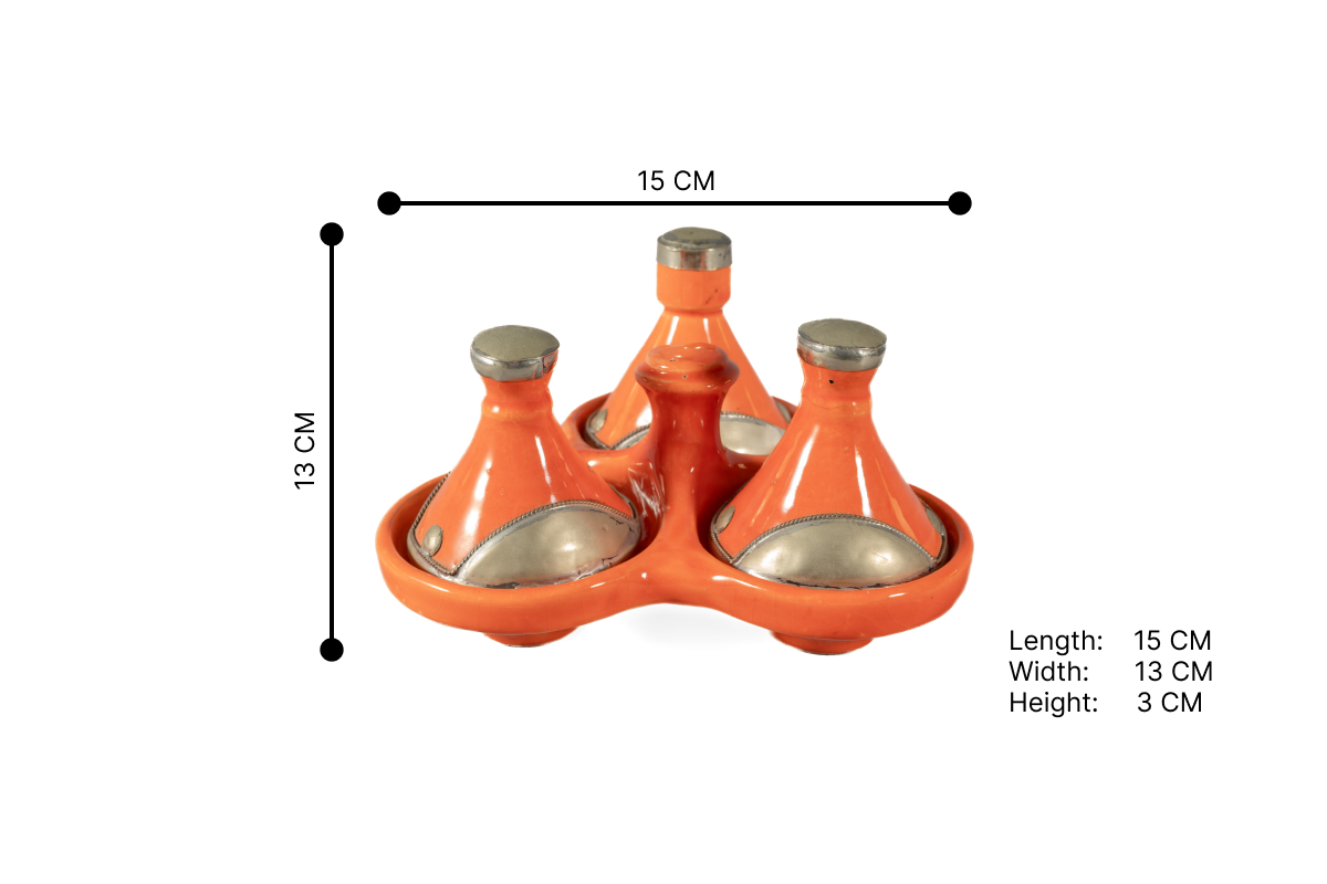 1_Striped Brown Cup Pottery 6 st