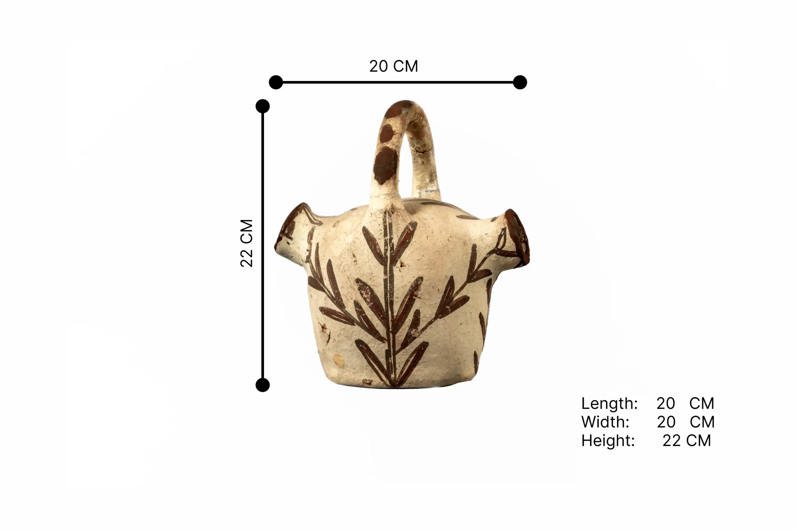 Nomadic Pottery Gullet double Spout