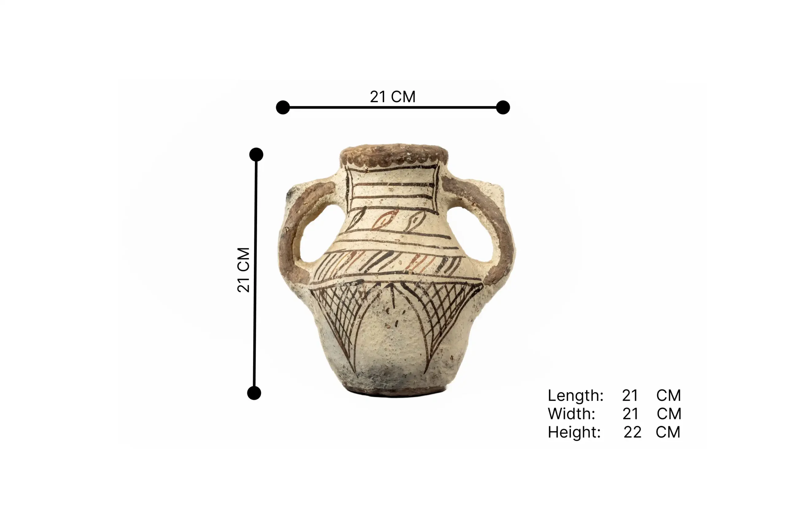 Nomadic Pottery Jar 24 mesure