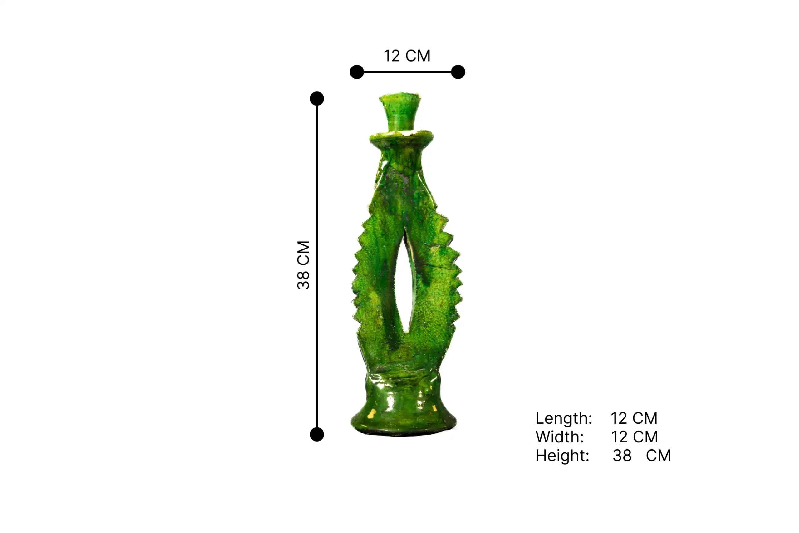 0071-Tamgroute Pottery Eye Candles holder st