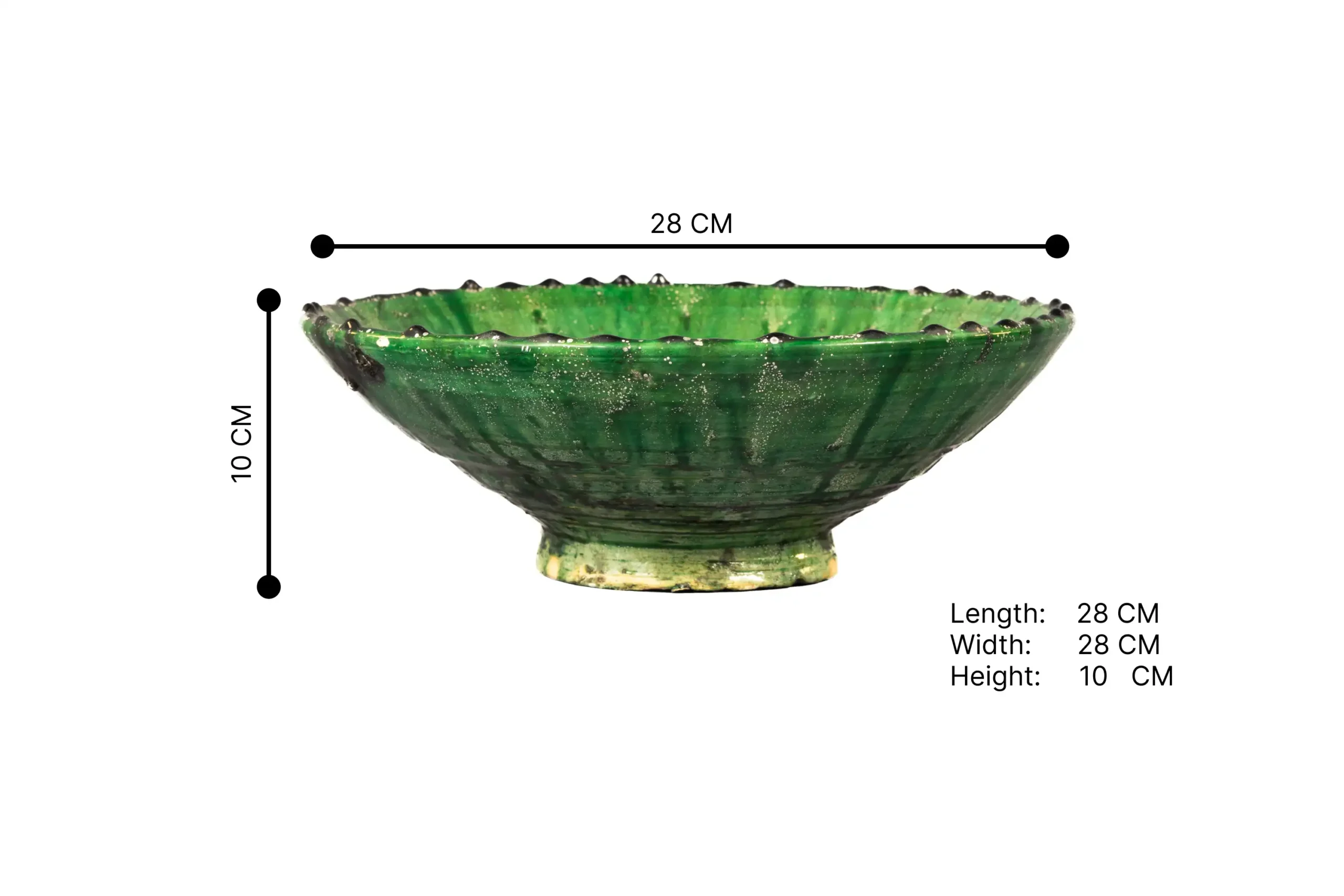 65-Tamgroute Pottery Touareg Bowl XL