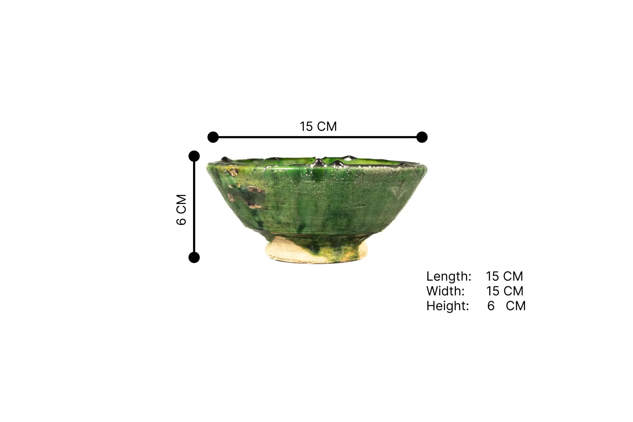 65-Tamgroute Pottery Touareg Bowl XS