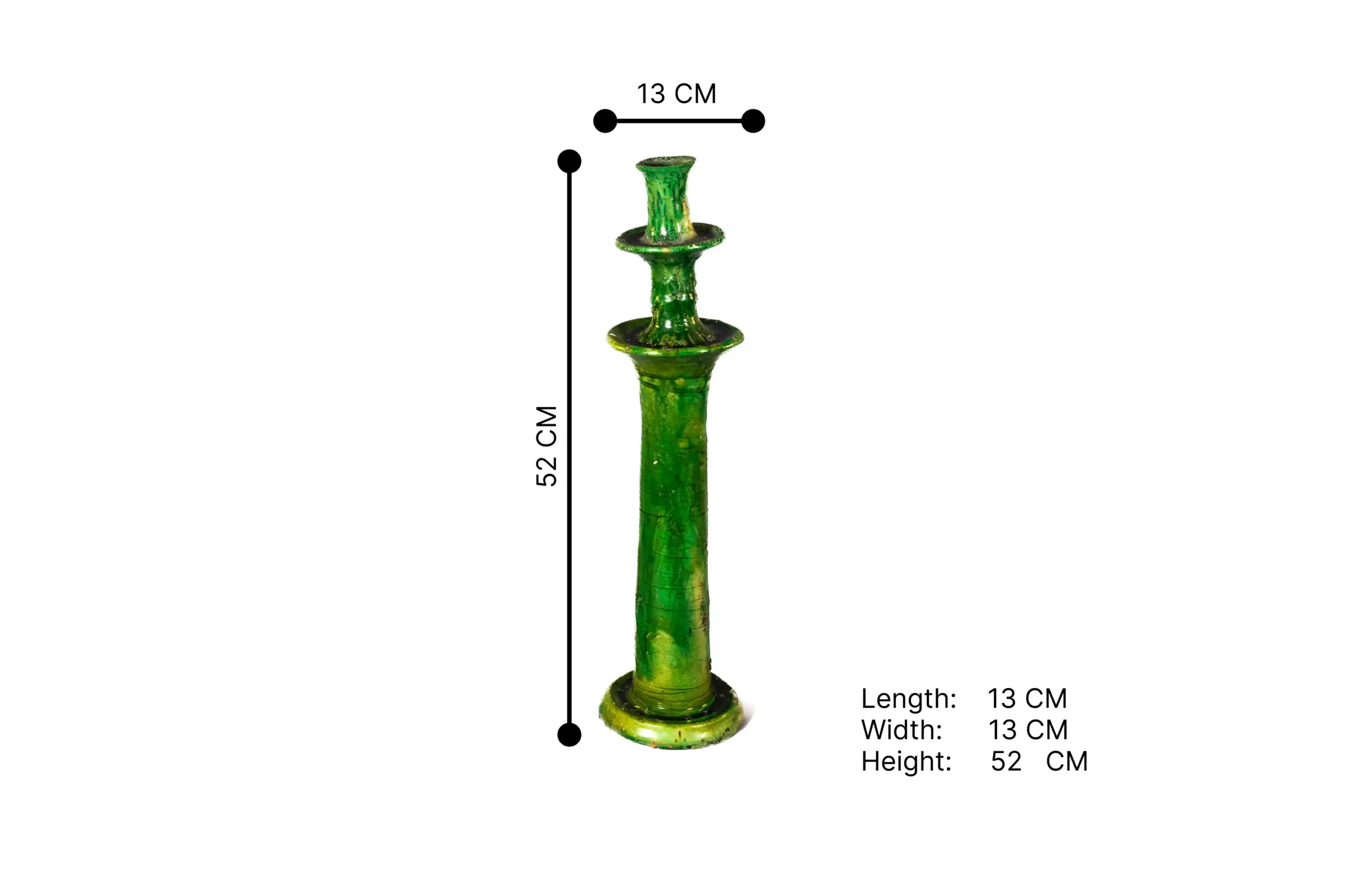 69-Tamgroute Pottery Candle holder XL-1(1)