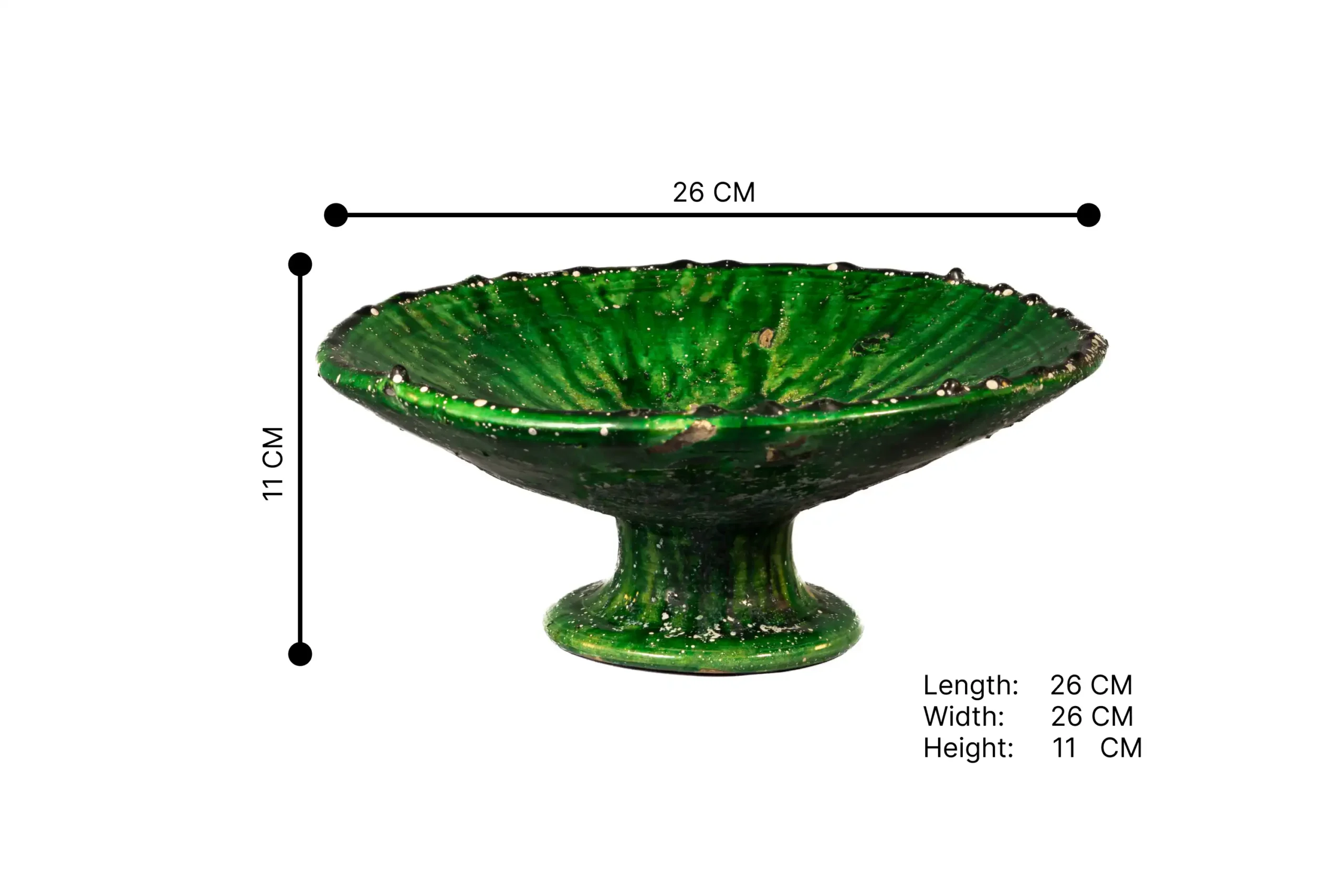 Tamgroute Pottery Cake Stand(2)