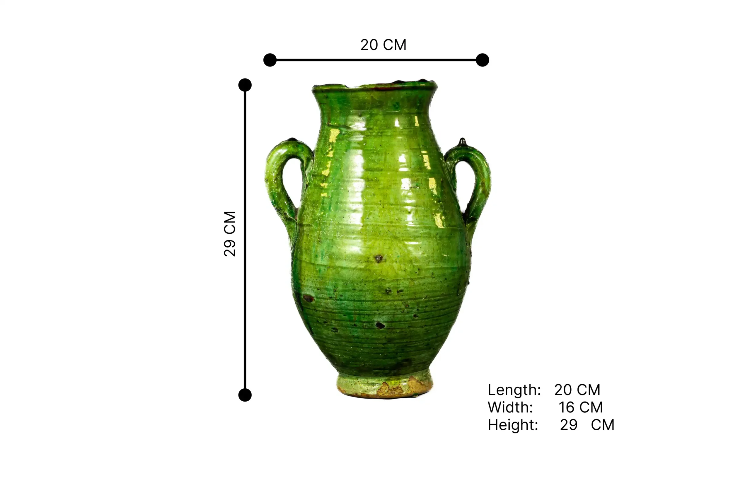 Tamgroute Pottery Jar M(2)