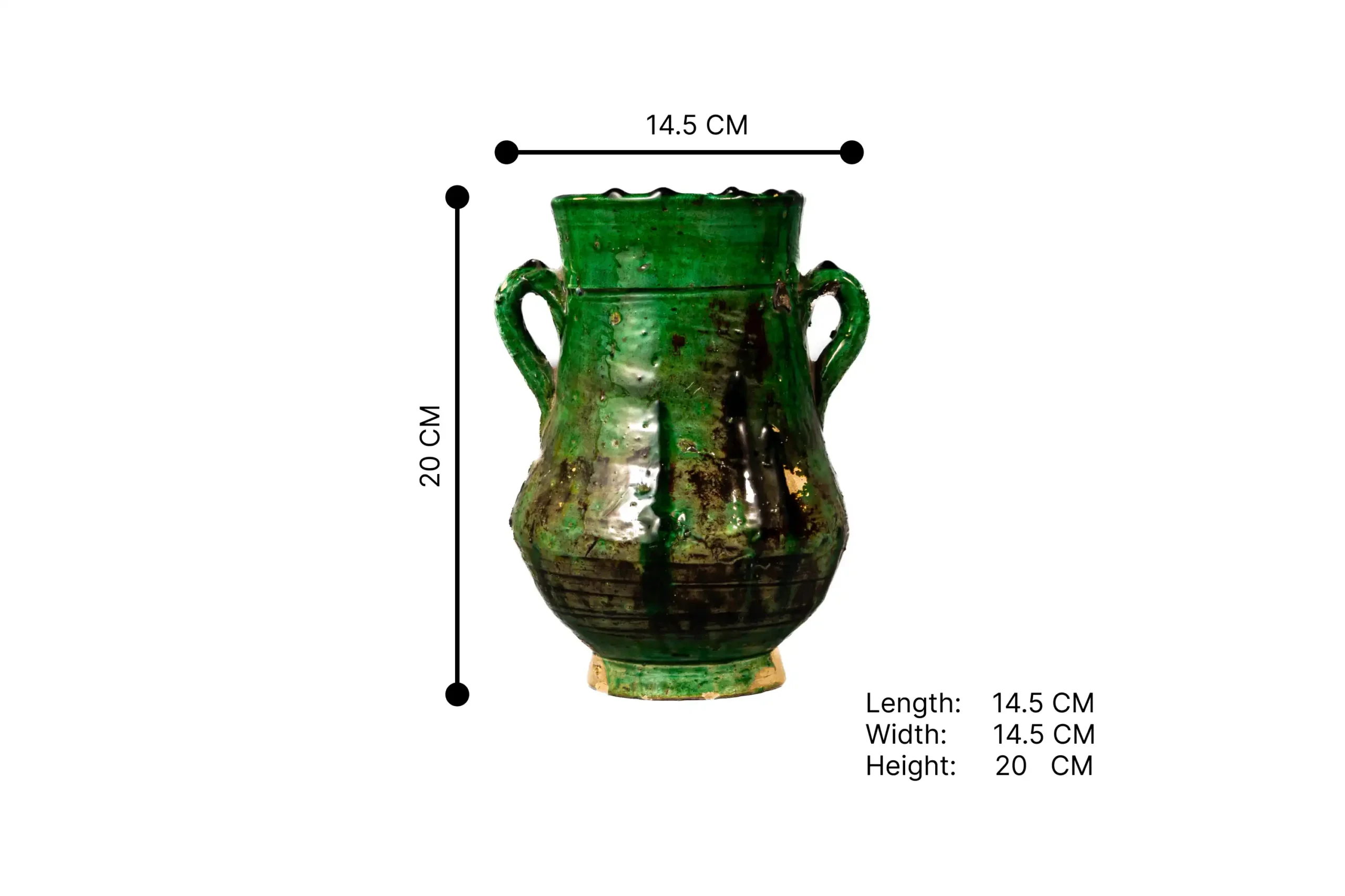 Tamgroute Pottery Jar S(3)