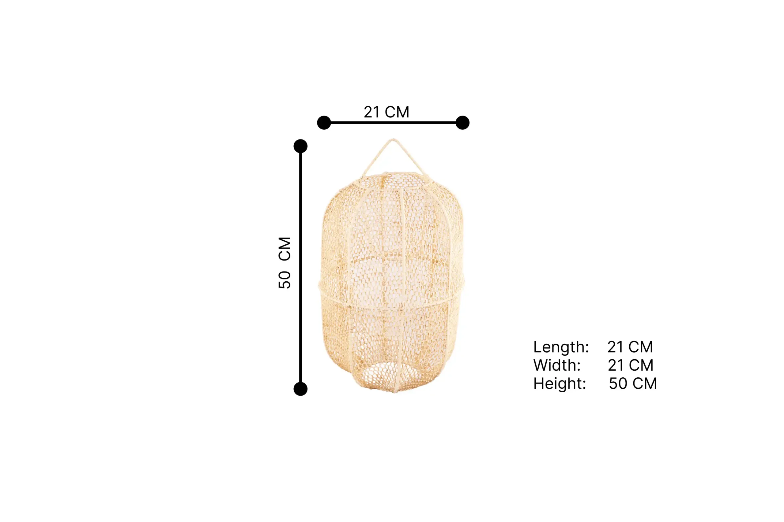 126-Fishing Trap Rafia Lamp (1) ST