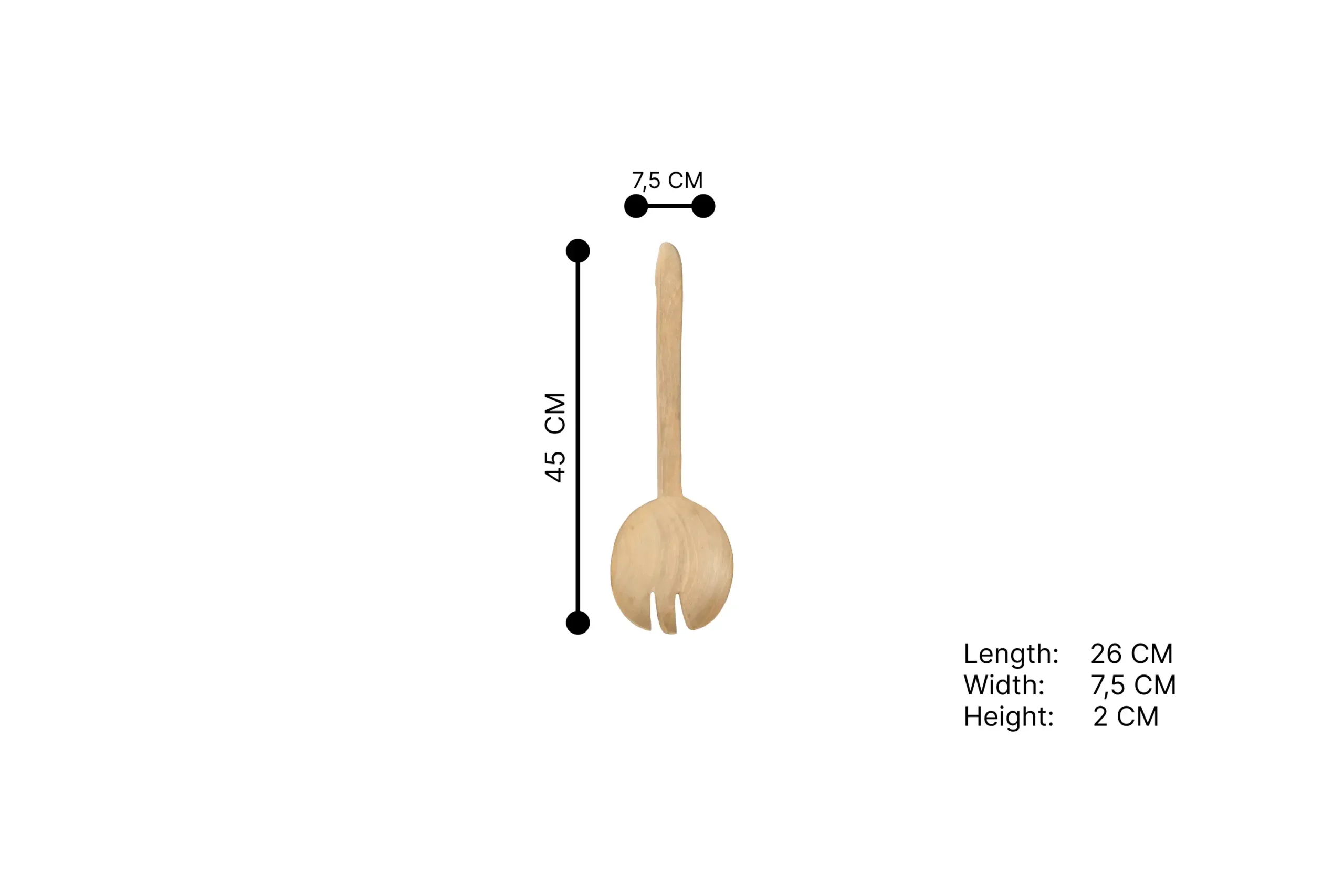 129-Moroccan Wooden Salad Claw (1) ST