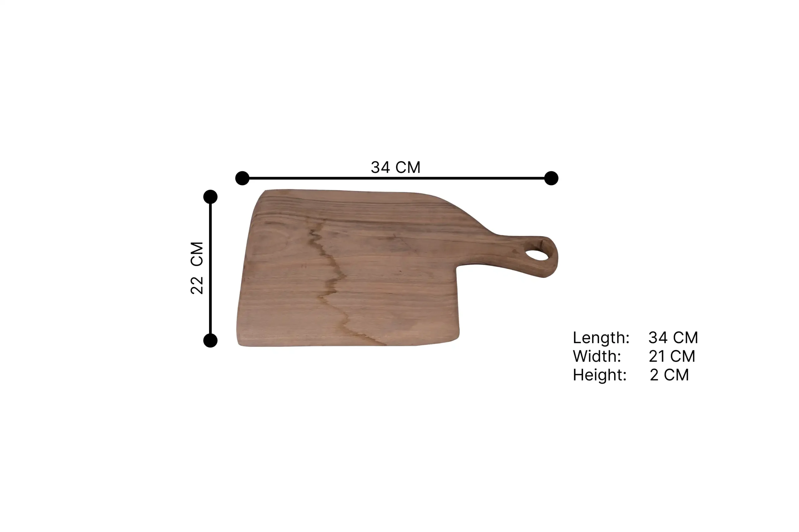 132-Walnut Wooden Shopping Board (1) ST