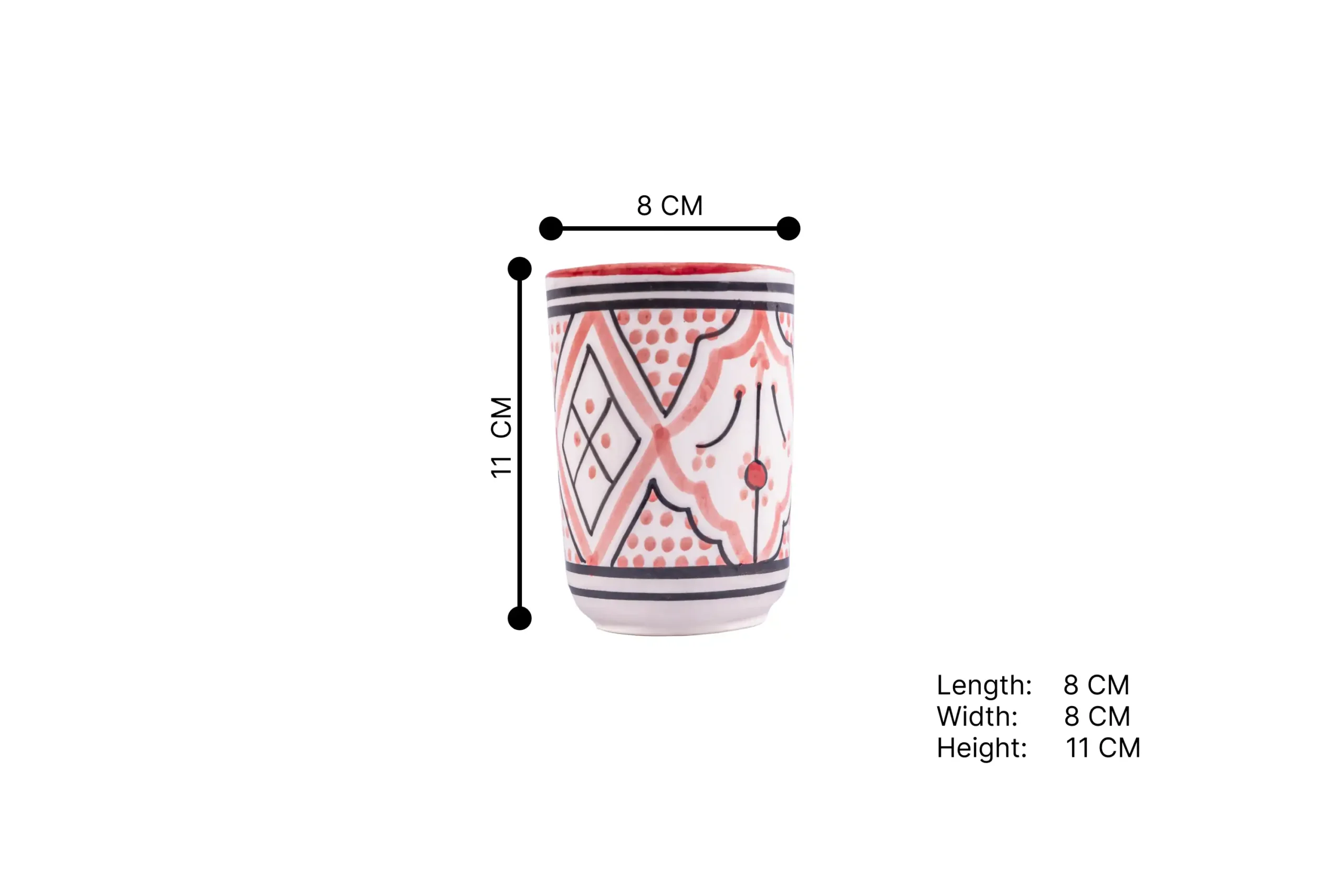 133-Trillium Reverie Black & Red Cup ST