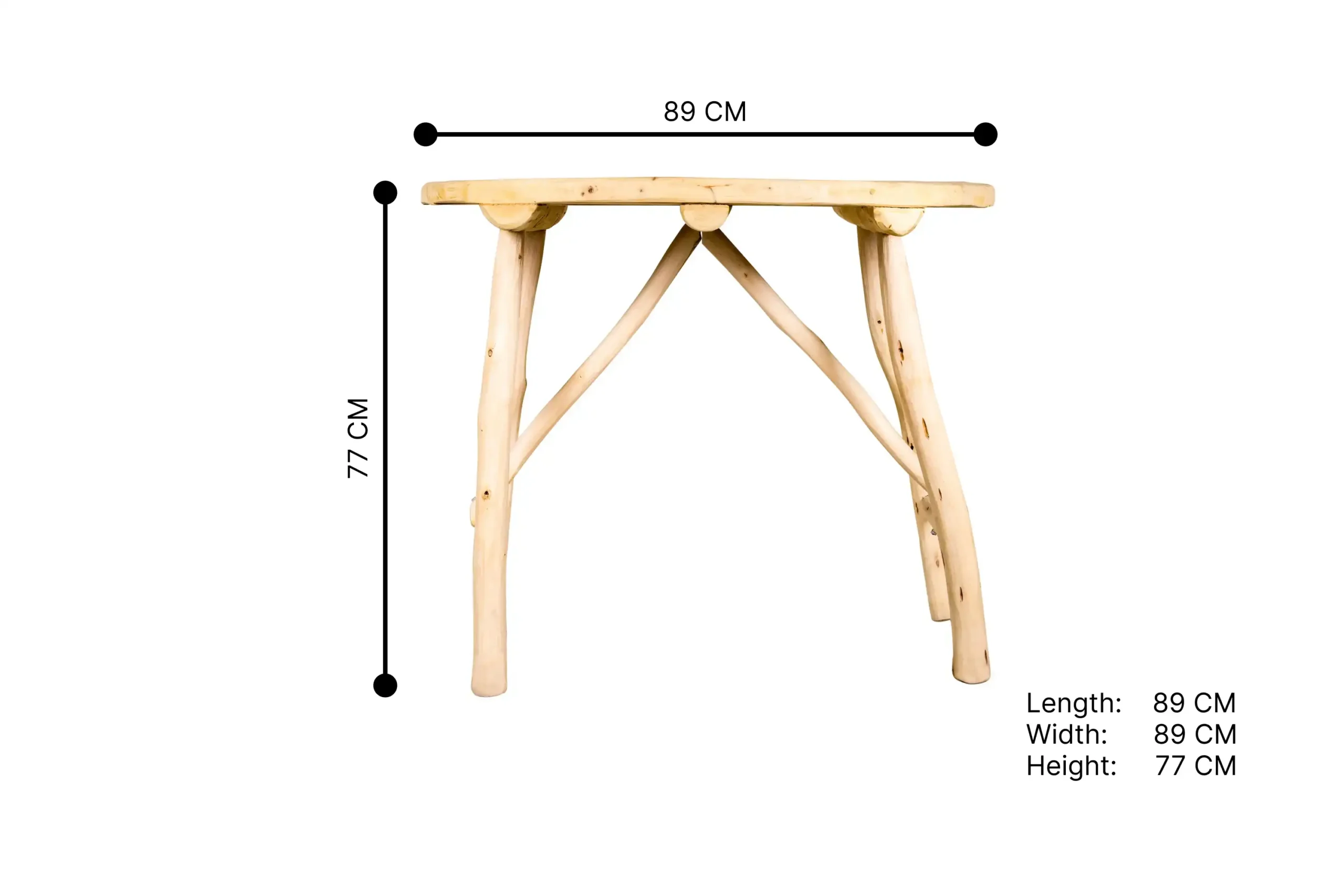 200- Natural Wooden Table ST