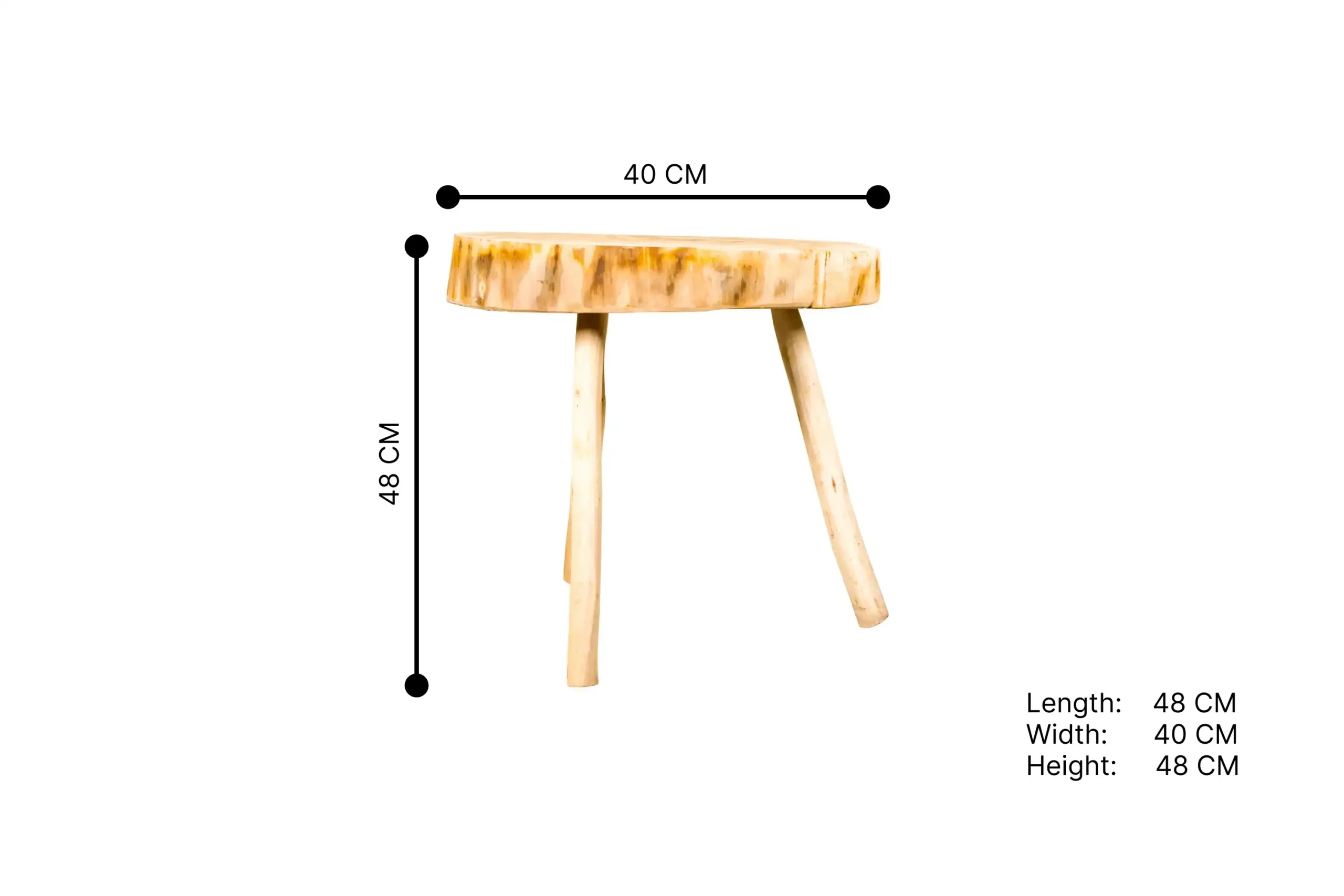 202- Nomad Stool Table ST
