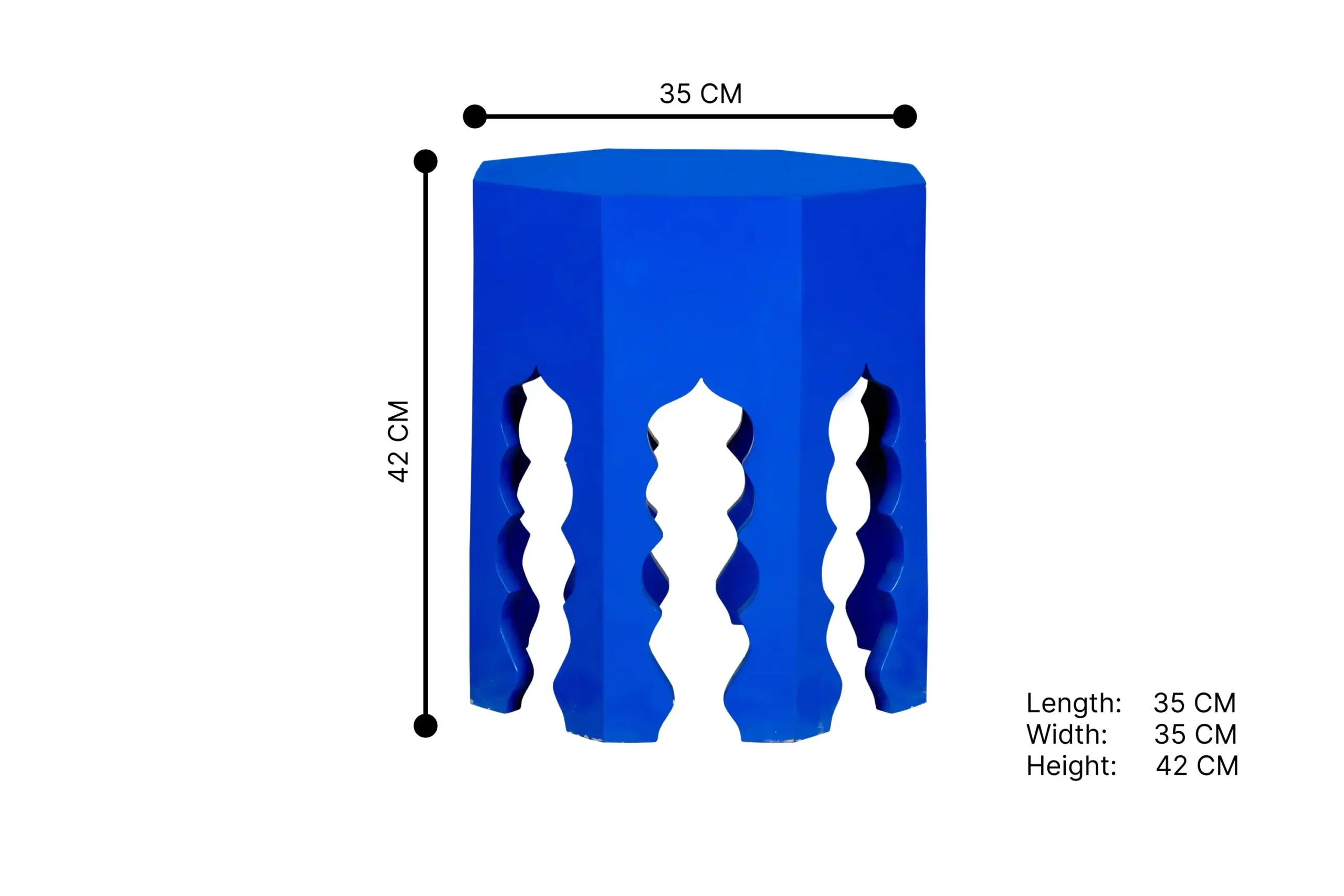 215- Saphire Blue Coffee Table ST