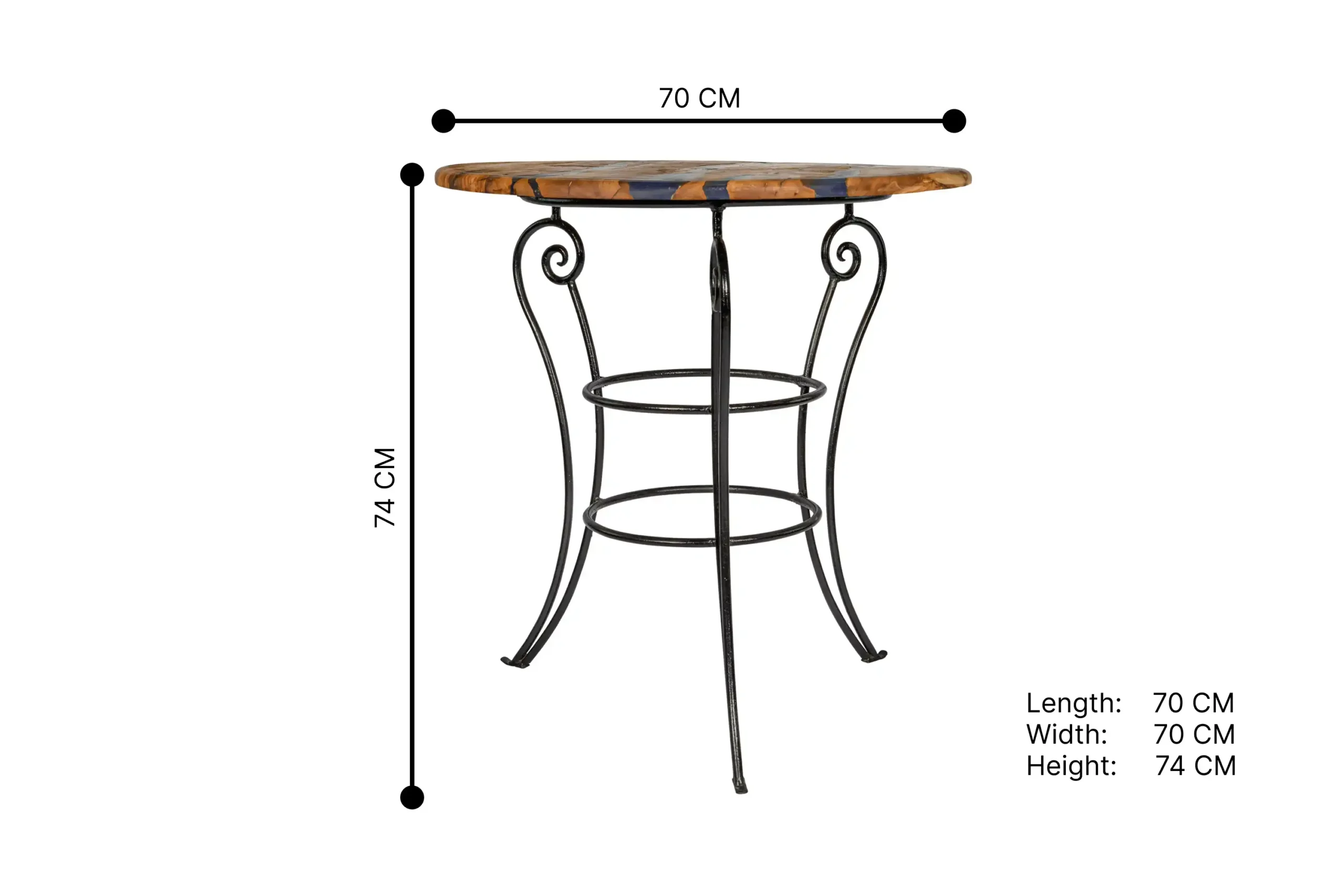 223- Wooden Ocean Table ST